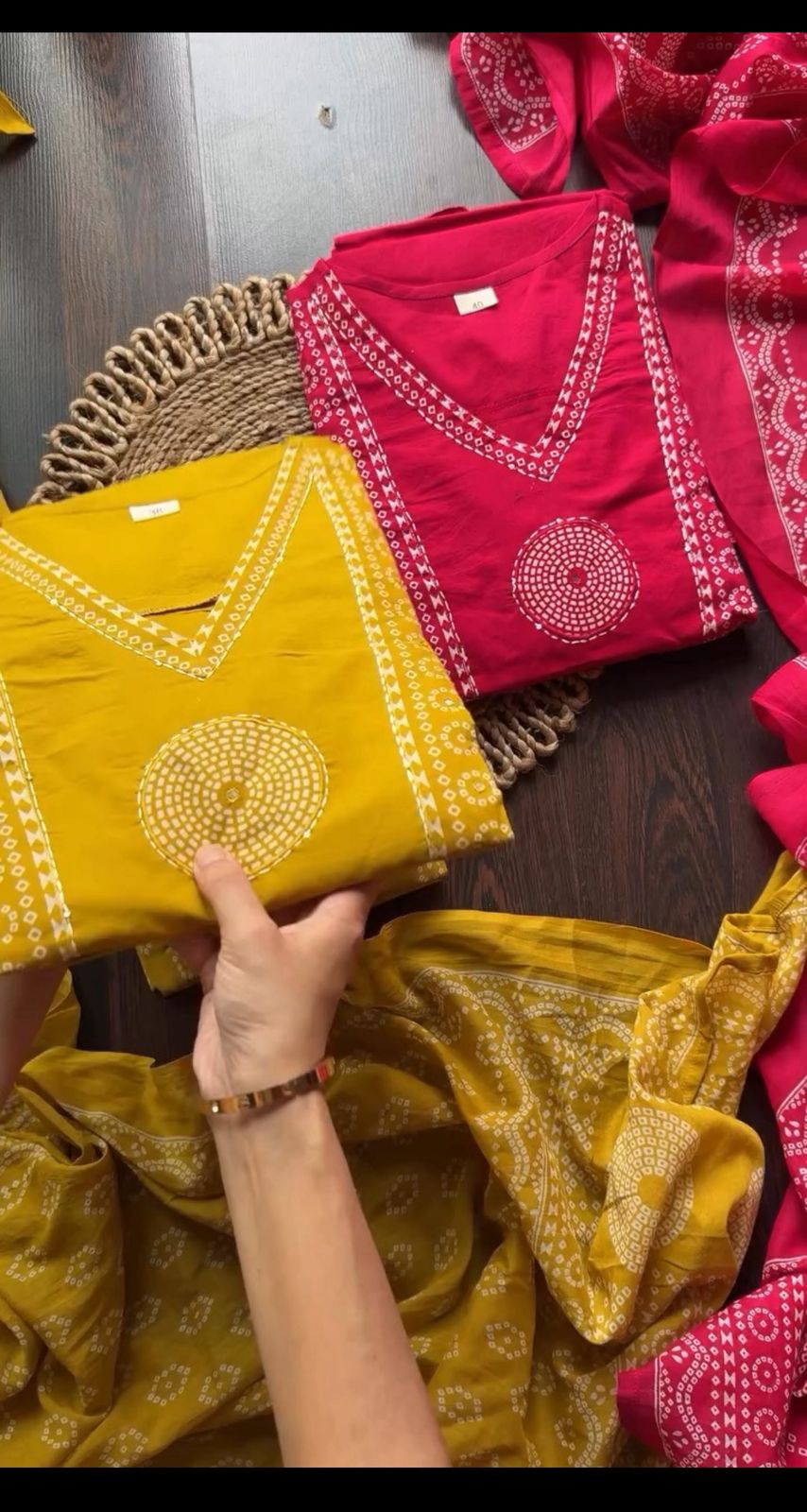 Malmal Cotton Kurti Pant Dupatta